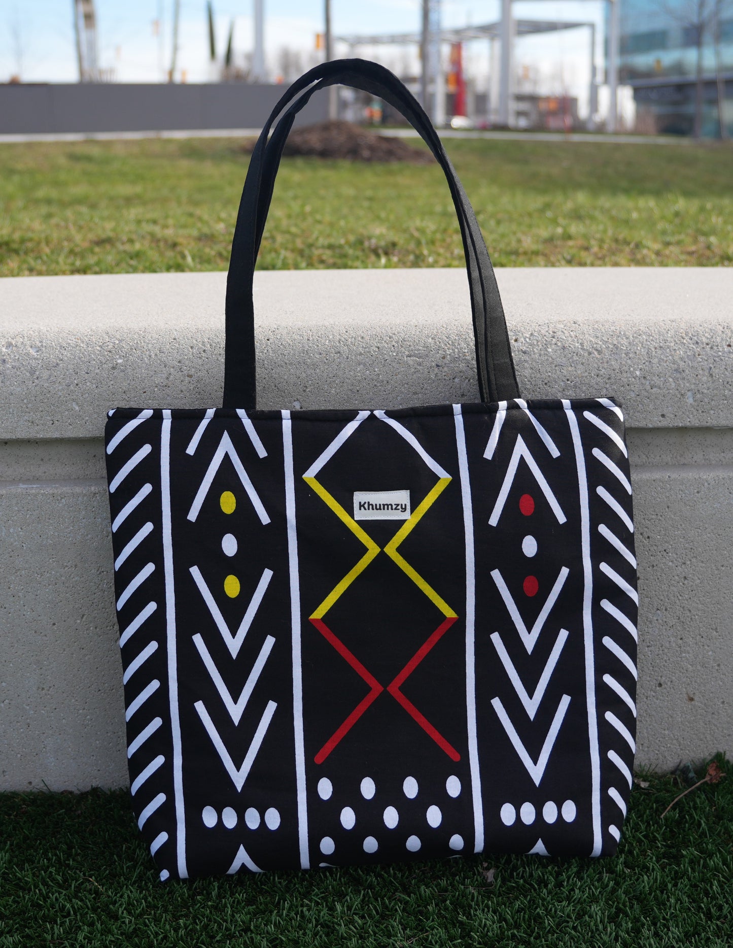 Black Luxe Large Tote