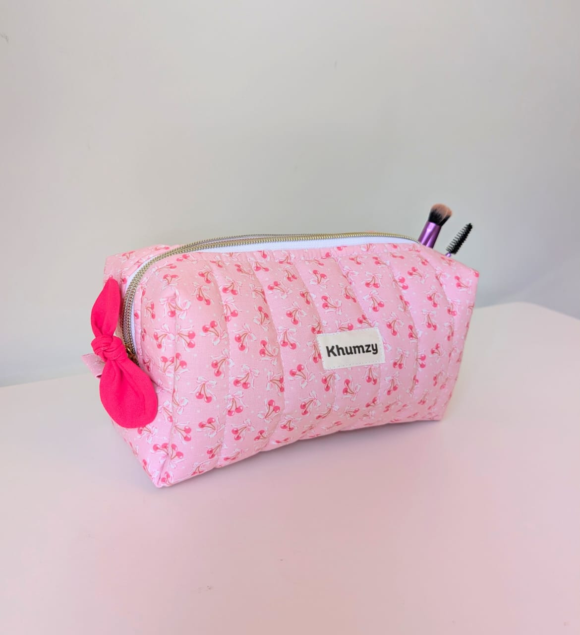 Cherry Boxy Pouch