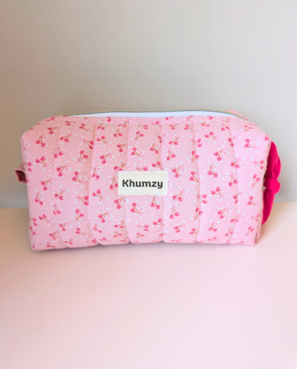 Cherry Boxy Pouch
