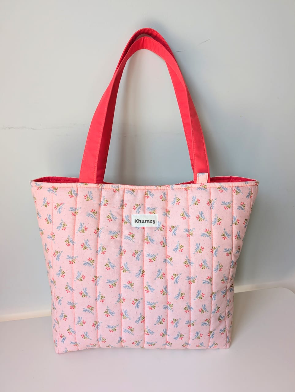 Dusty Pink Floral Carry All