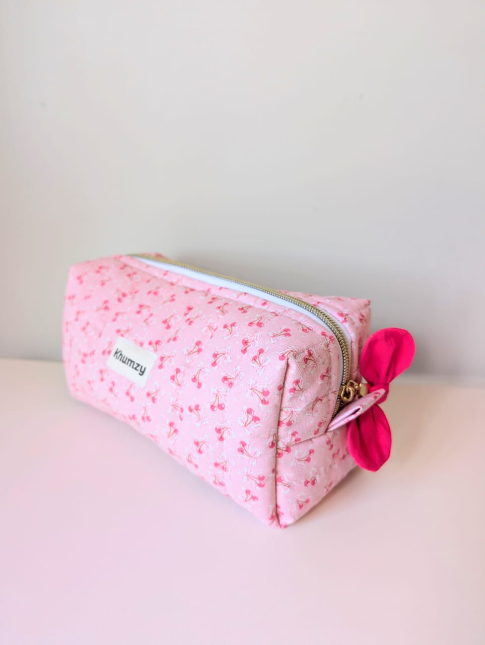 Cherry Boxy Pouch