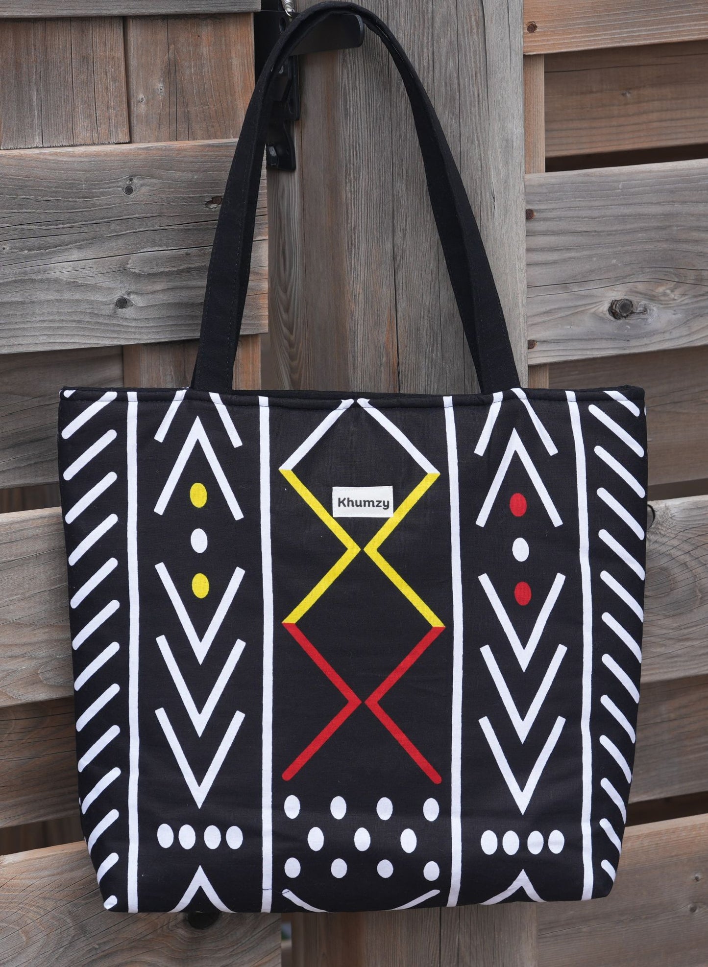 Black Luxe Large Tote