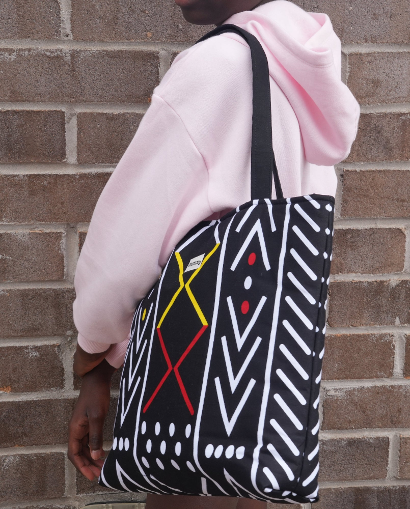 Black Luxe Large Tote