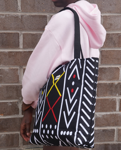 Black Luxe Large Tote