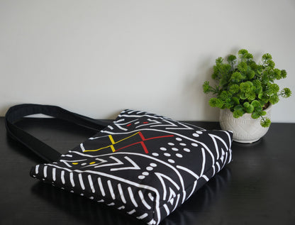 Black Luxe Large Tote